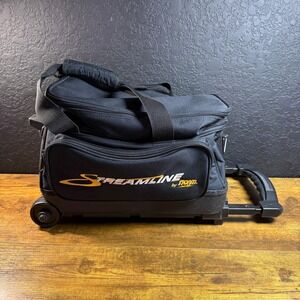 Storm Streamline Black Nylon Single Bowling Ball Roller Bag Unisex OS